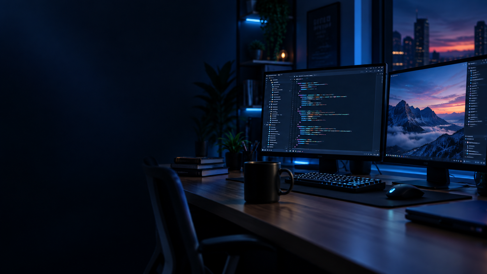 Setup de desenvolvimento com editor de código aberto